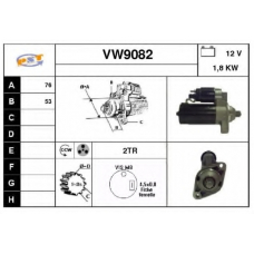 VW9082 SNRA Стартер