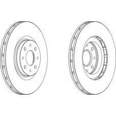 DDF1122-1 FERODO Тормозной диск