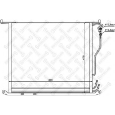 10-45131-SX STELLOX Конденсатор, кондиционер