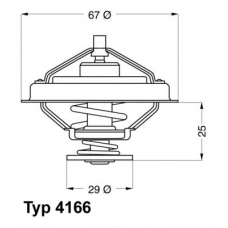 4166.79D WAHLER Термостат, охлаждающая жидкость