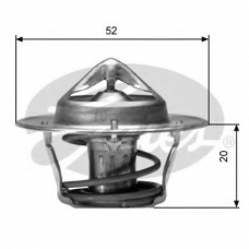 TH04182G1 GATES Термостат, охлаждающая жидкость