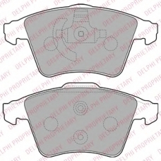 LP2225 DELPHI Комплект тормозных колодок, дисковый тормоз