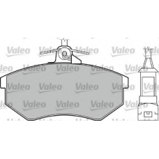 540401 VALEO Комплект тормозных колодок, дисковый тормоз