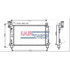 5306501 KUHLER SCHNEIDER Радиатор, охлаждение двигател