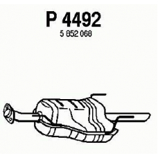P4492 FENNO Глушитель выхлопных газов конечный
