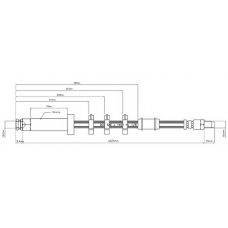 VBJ203 MOTAQUIP Тормозной шланг