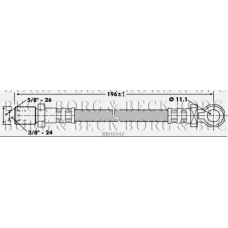 BBH6542 BORG & BECK Шланг сцепления