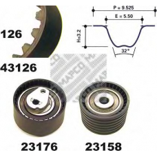 23126 MAPCO Комплект ремня грм