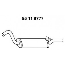 95 11 6777 EBERSPACHER Глушитель выхлопных газов конечный