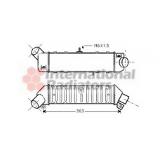 58004162 VAN WEZEL Интеркулер