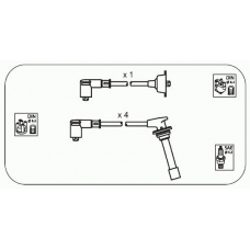 JP164 JANMOR Комплект проводов зажигания