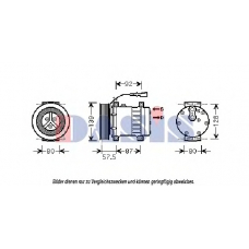 851822N AKS DASIS Компрессор, кондиционер