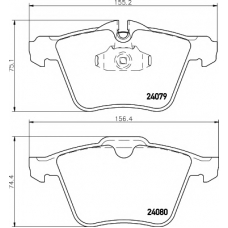 8DB 355 016-291 HELLA PAGID Комплект тормозных колодок, дисковый тормоз