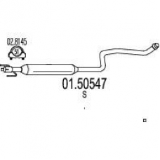 01.50547 MTS Средний глушитель выхлопных газов