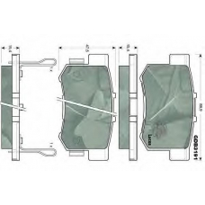 GDB3191 TRW Комплект тормозных колодок, дисковый тормоз