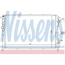 63873 NISSENS Радиатор, охлаждение двигателя