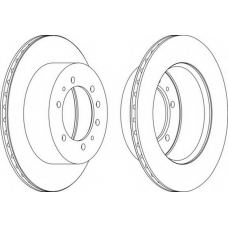 DDF976-1 FERODO Тормозной диск