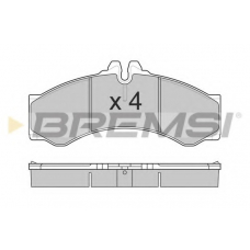 BP2681 BREMSI Комплект тормозных колодок, дисковый тормоз