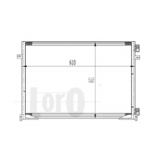 037-016-0034 LORO Конденсатор, кондиционер