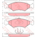 GDB1222 TRW Комплект тормозных колодок, дисковый тормоз