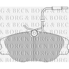 BBP1134 BORG & BECK Комплект тормозных колодок, дисковый тормоз