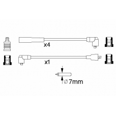 0 986 356 984 BOSCH Комплект проводов зажигания