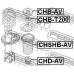 CHB-AV FEBEST Подвеска, амортизатор