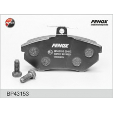 BP43153 FENOX Комплект тормозных колодок, дисковый тормоз