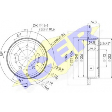 78BD1269-2 ICER Тормозной диск