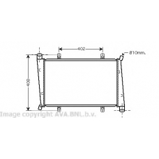 VO2130 AVA Радиатор, охлаждение двигателя