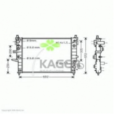 31-2720 KAGER Радиатор, охлаждение двигателя