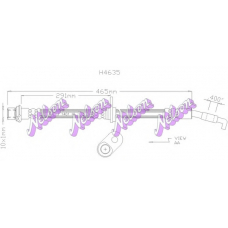 H4635 Brovex-Nelson Тормозной шланг