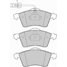 T0610860 RAMEDER Комплект тормозных колодок, дисковый тормоз