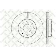 6020-3032V-SX STELLOX Тормозной диск