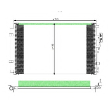 35985 NRF Конденсатор, кондиционер