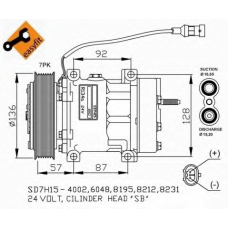 32477G NRF Компрессор, кондиционер