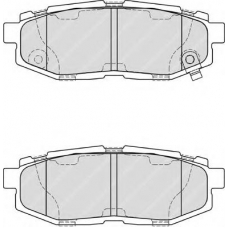 FDB4187 FERODO Комплект тормозных колодок, дисковый тормоз