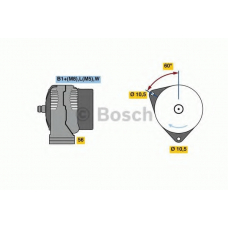 0 124 525 147 BOSCH Генератор