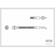 19031970 CORTECO Тормозной шланг
