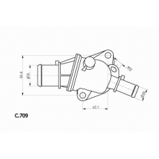 C.709.88 BEHR Термостат, охлаждающая жидкость