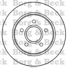 BBD5241 BORG & BECK Тормозной диск