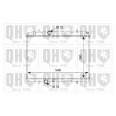 QER1488 QUINTON HAZELL Радиатор, охлаждение двигателя