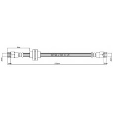 VBH848 MOTAQUIP Тормозной шланг