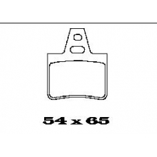 BL1031A1 FTE Комплект тормозных колодок, дисковый тормоз