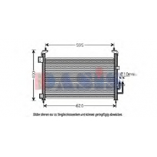 102022N AKS DASIS Конденсатор, кондиционер