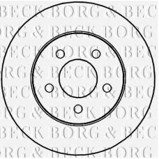 BBD4277 BORG & BECK Тормозной диск