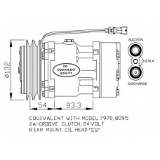 32730 NRF Компрессор, кондиционер