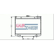 1611301 KUHLER SCHNEIDER Радиатор, охлаждение двигател