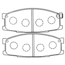 PN-3175 JNBK Колодки тормозные