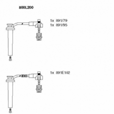 800L200 BREMI Комплект проводов зажигания